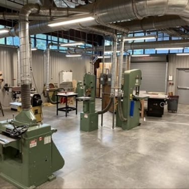 UA Little Rock WCAD wood machine shop