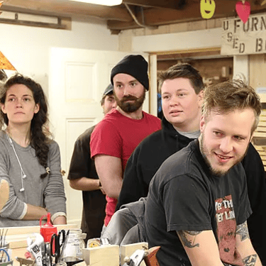 Vermont Woodworking School Students