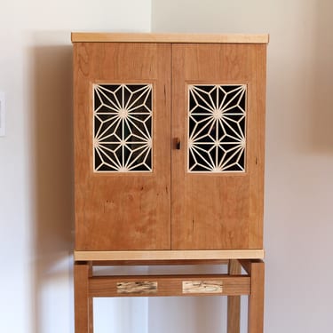 Norman Pirollo Cabinet with Kumiko Motif