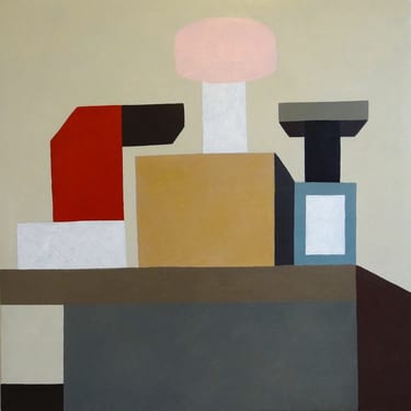 Painting by Nathalie Du Pasquier Untitled 2016 Oil on canvas