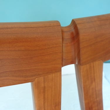 Jere Osgood Curly Cherry Chair - Detail of Crest Rail