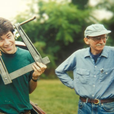 Jere and Andy at Peters Valley 1995