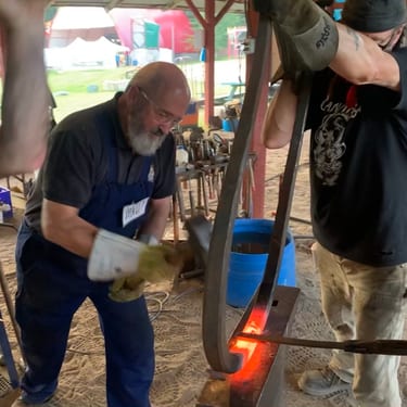 Emma Blacksmithing