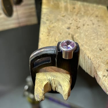 Emma Ebony CZ Ring