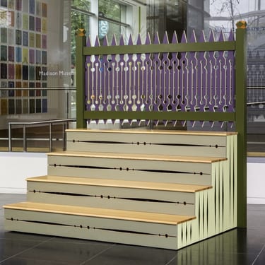 Public seating for Madison Museum of Contemporary Art Stoop
