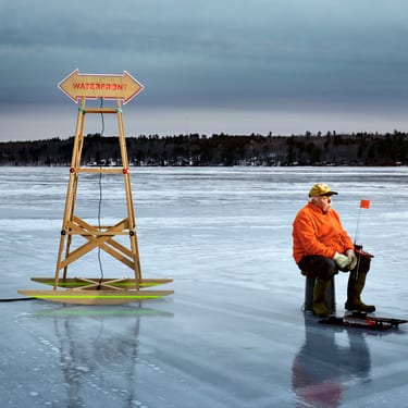 Waterfront (with fisherman)
