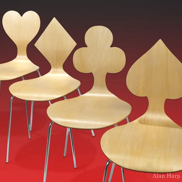 Card Suite themed chairs