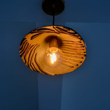 Traces of What Was Woodfired Pendant Lamp