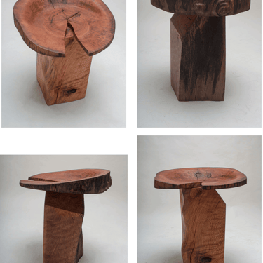 A Log Stool That Makes You Go "Hmmm"
