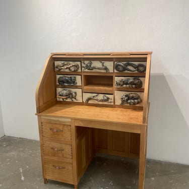 Rolltop Desk - Open