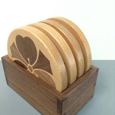 Wood Sorrel Kamon Coasters