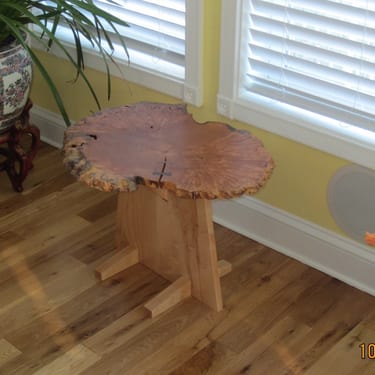 Side Table: Maple Burl
