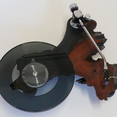 Redwood Burl Turntable