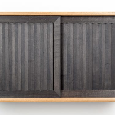 Pleated wall cabinet