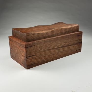 Wavy Walnut Box