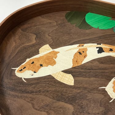 Katherine Edmonds Koi Tray Detail