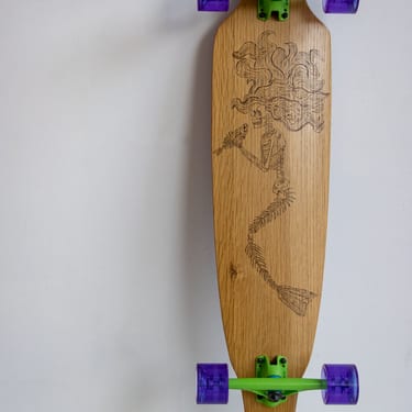 Kacey Montgomery Mermaid Skeleton Skateboard
