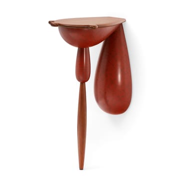 LOAM Marketing Red Demi-Lune Table