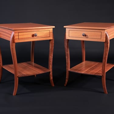 Tom Elman Sapele Nightstands