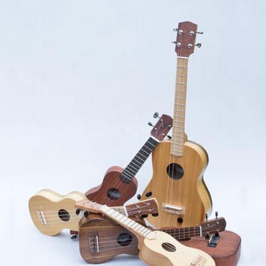Scrap Pile Ukuleles