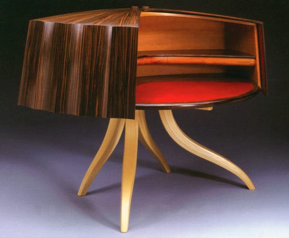 Jere Osgood Ebony Desk, 1989