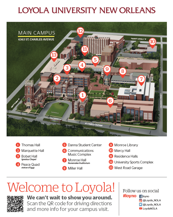Loyola Campus Map