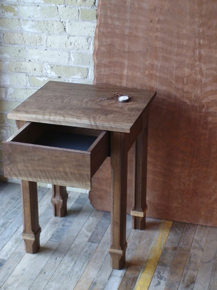 Walnut Side Table