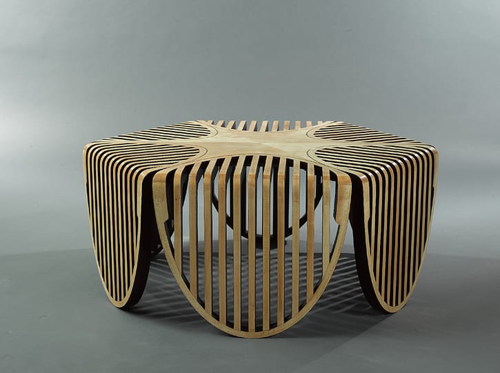 araignee contemporary cocktail table by paul rene furniture