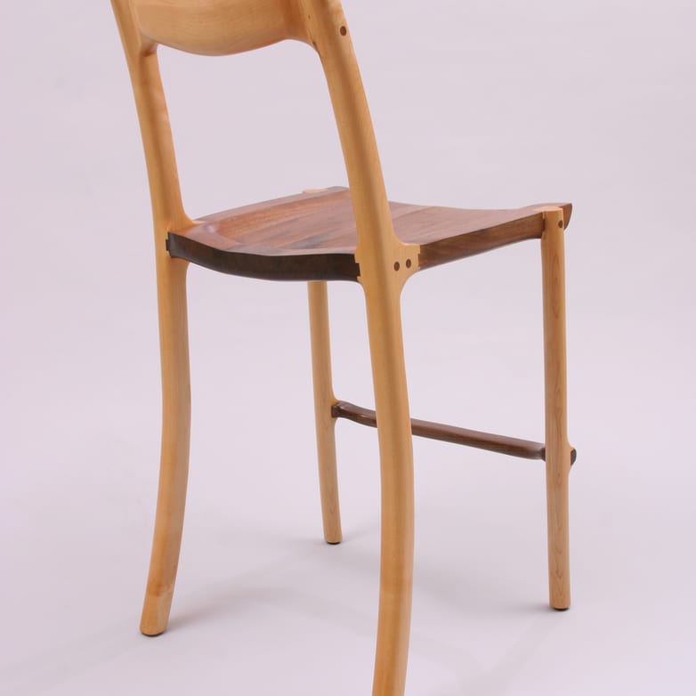 Walnut Barstool