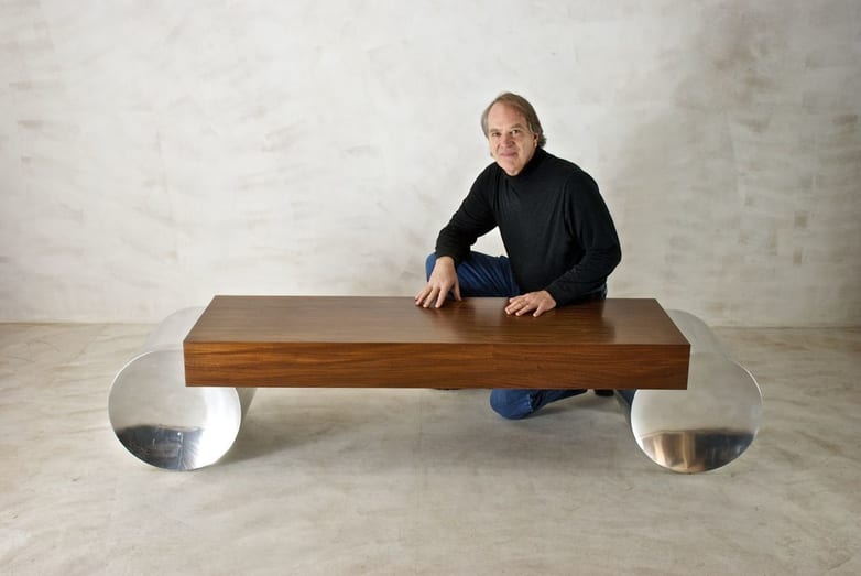 Hubcap Bench