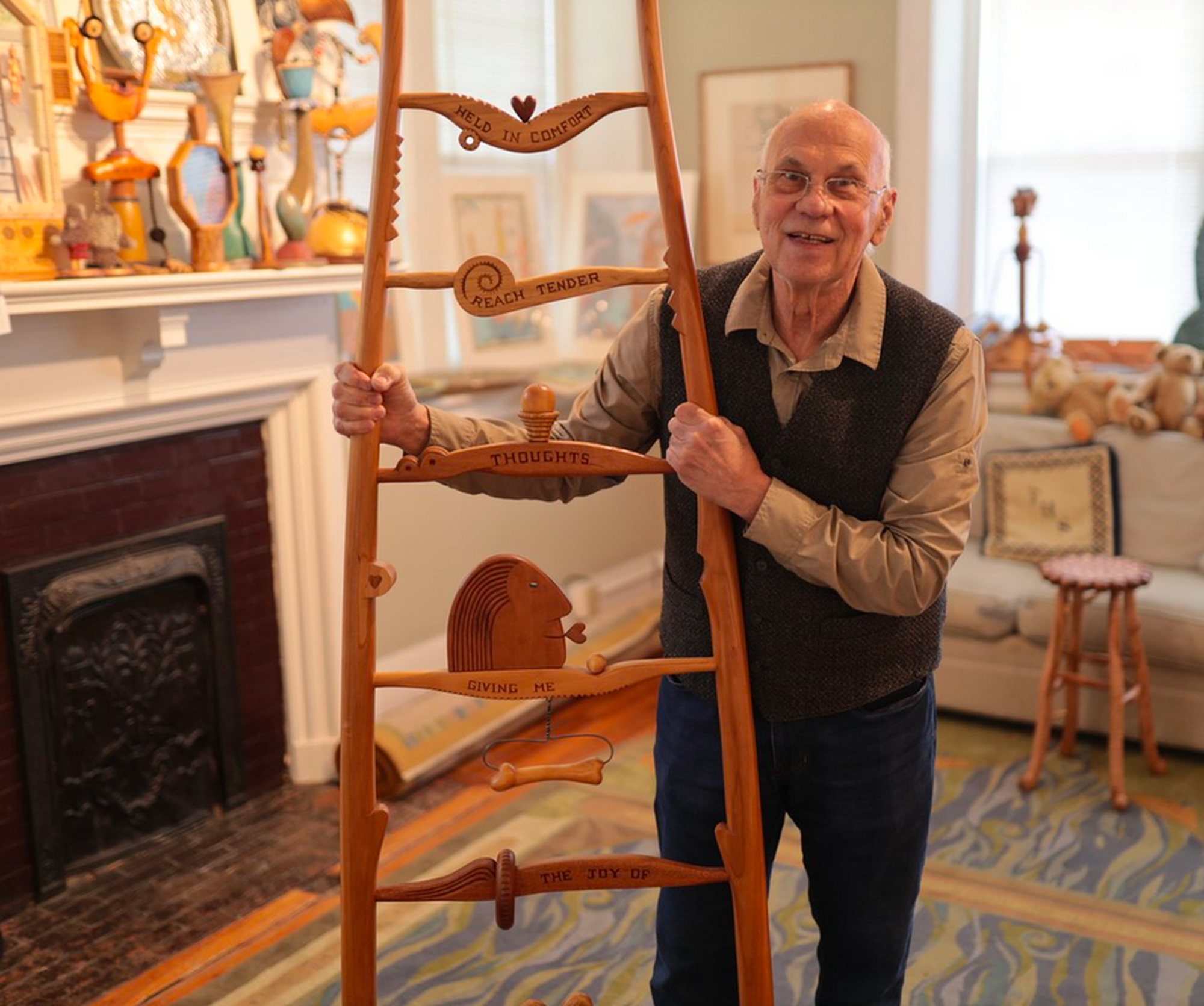 Tommy Simpson Portrait with Ladder
