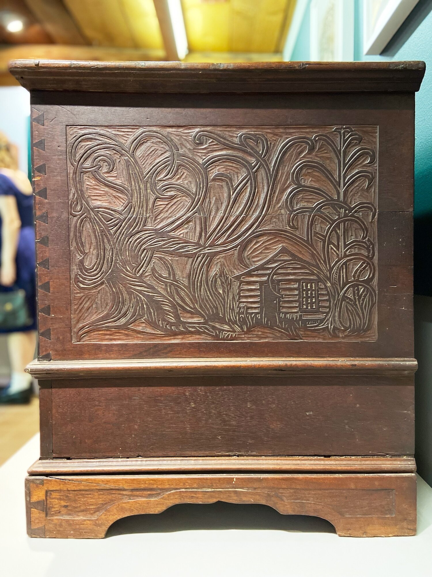 Carved Chest right side