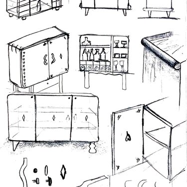 Foran Cabinet Perspective Drawing Cabinet 2
