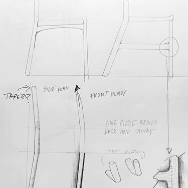 Foran Side Chair Ideation Sketch 6
