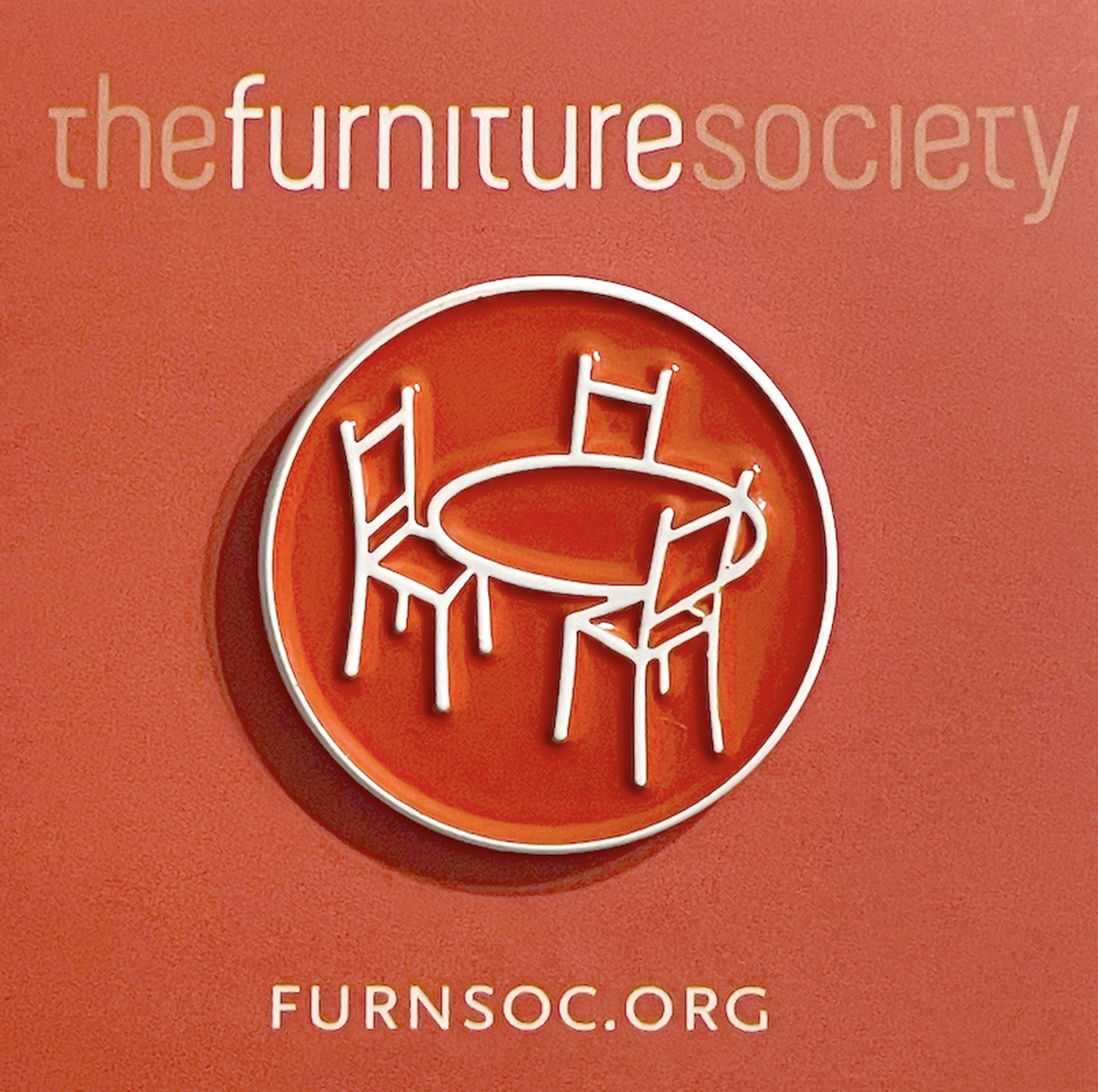 A Furniture Society representative will be sporting one of these cool pins. Say hi and grab one of these for yourself. Show off your FS pride!