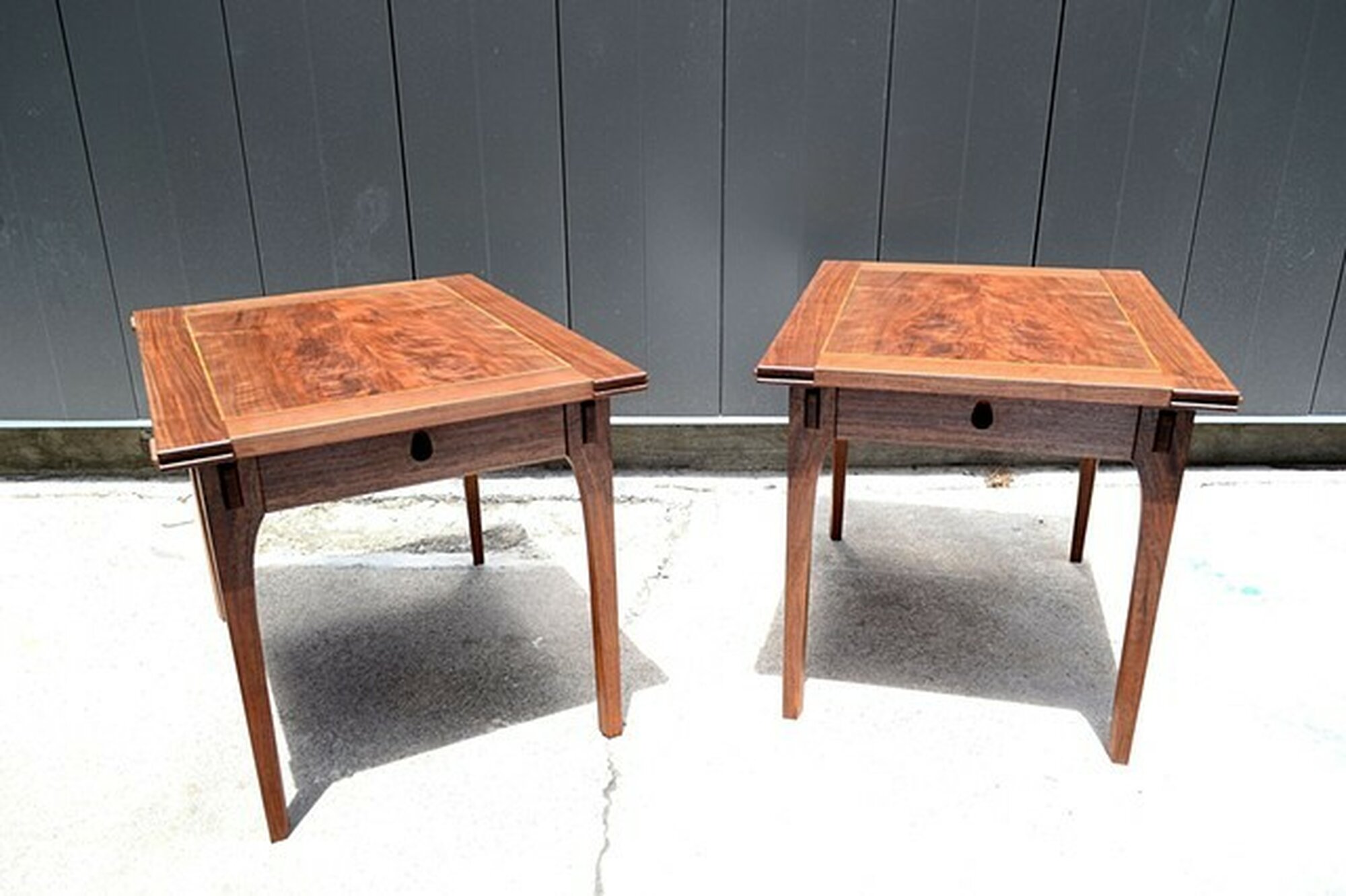 Walnut Side Tables