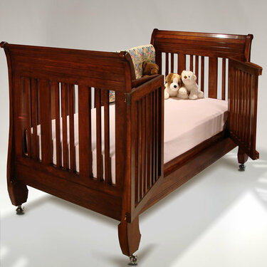 Transformable bed/crib