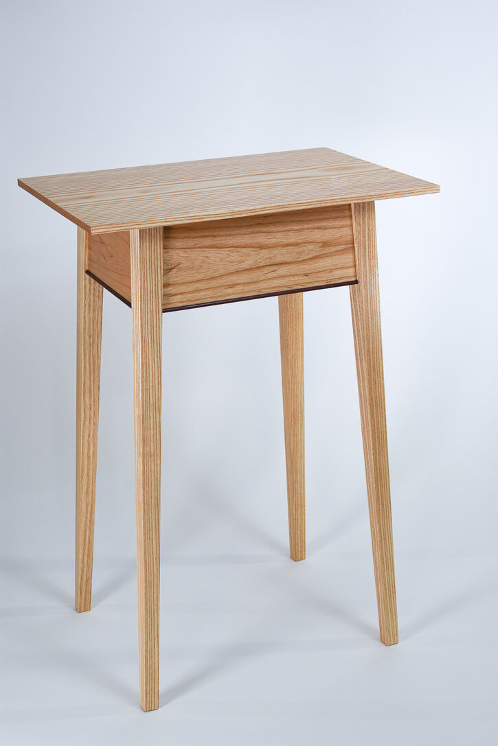 White Ash Side Table