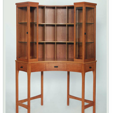 Front view of Pearwood Cabinet