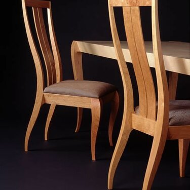 Gazelle Chairs and Gazelle Dining Table