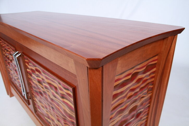 Ambient Wave Credenza - Corner View