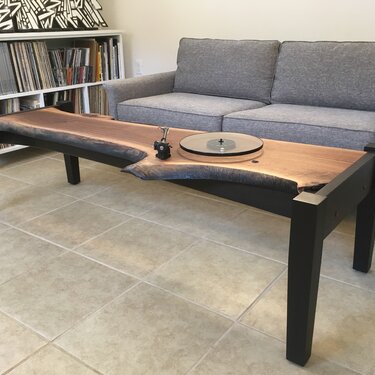 Sit and Spin Coffee Table/Turntable