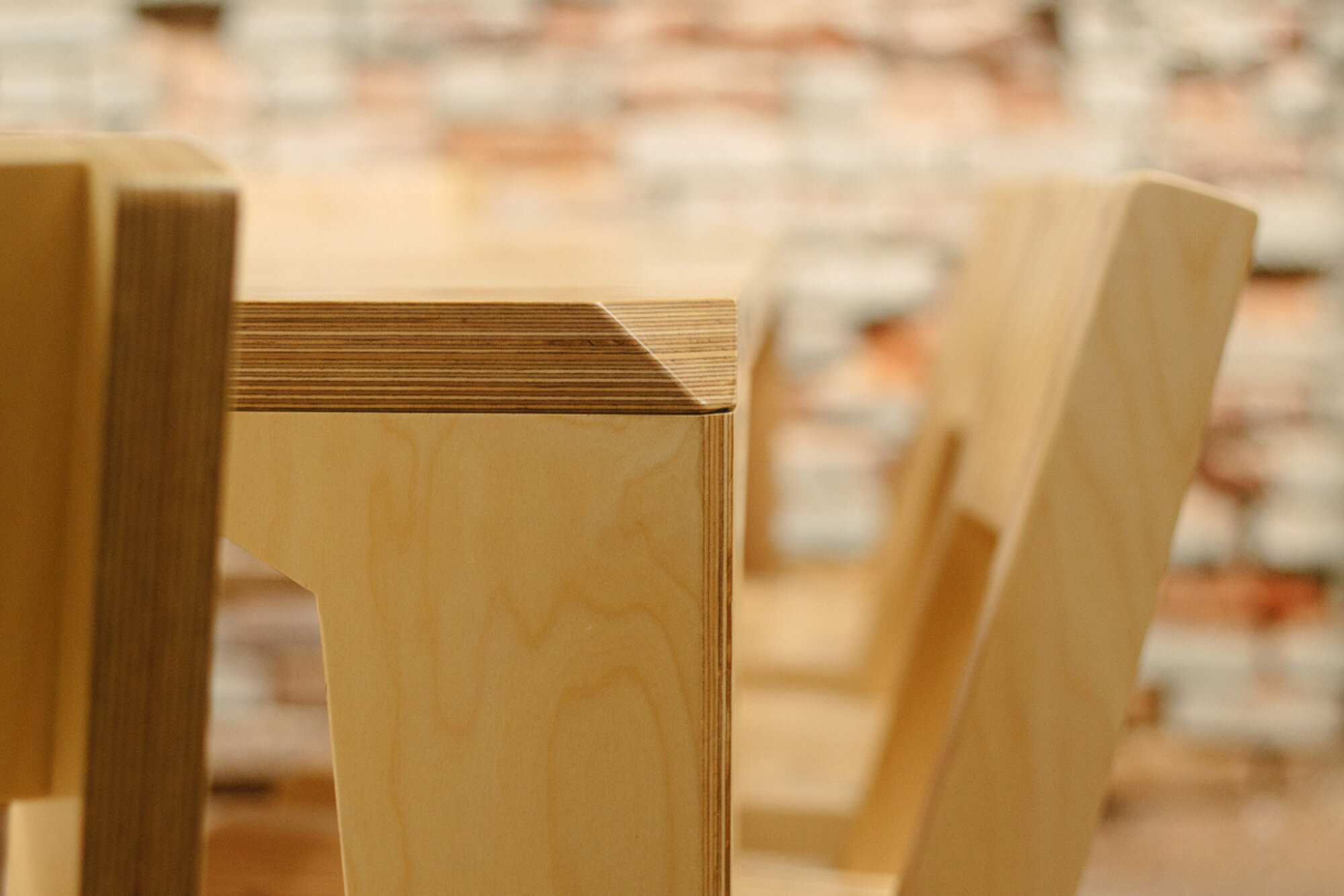 Bentham Dining Table, detail