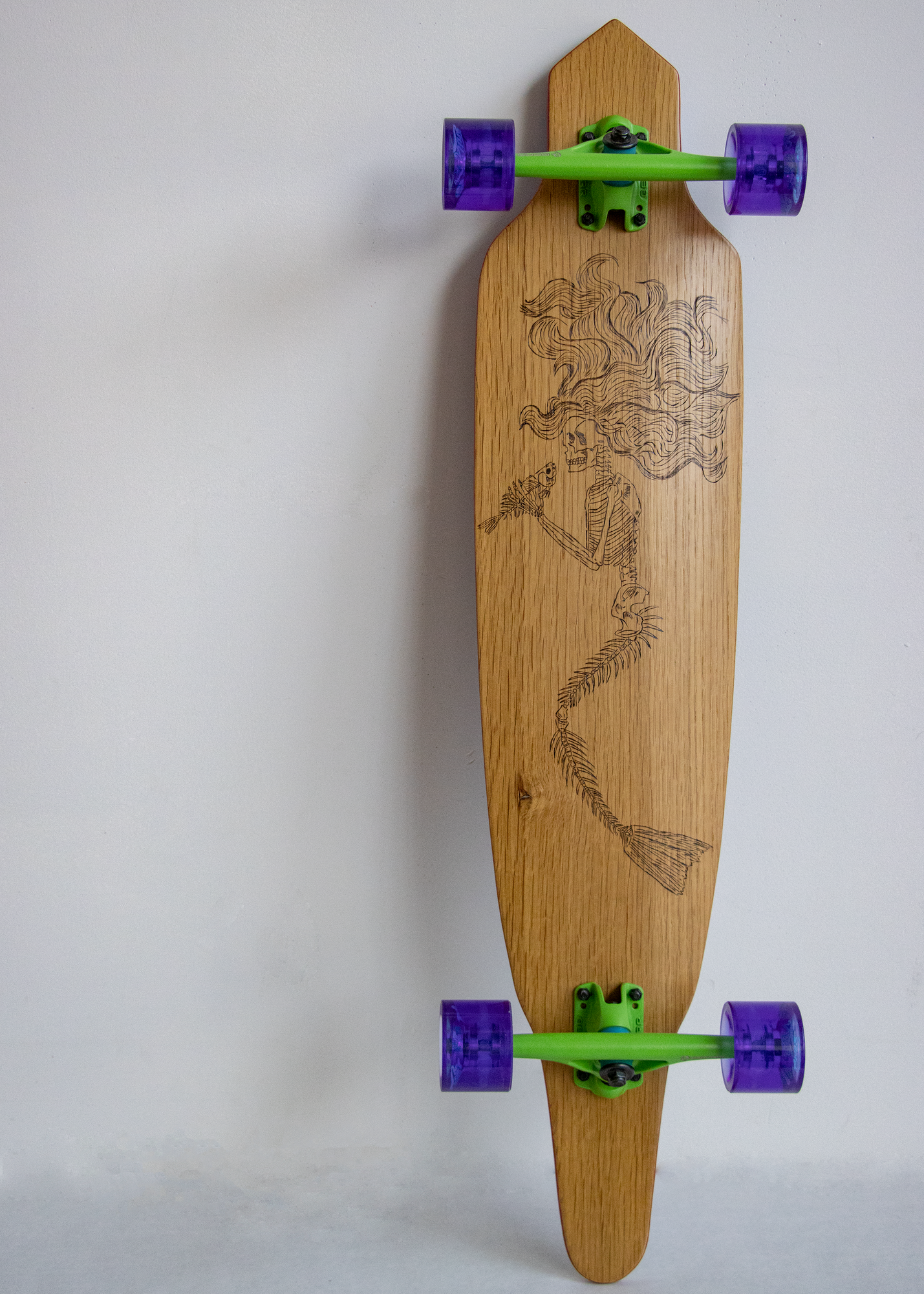 Mermaid Skeleton Skateboard