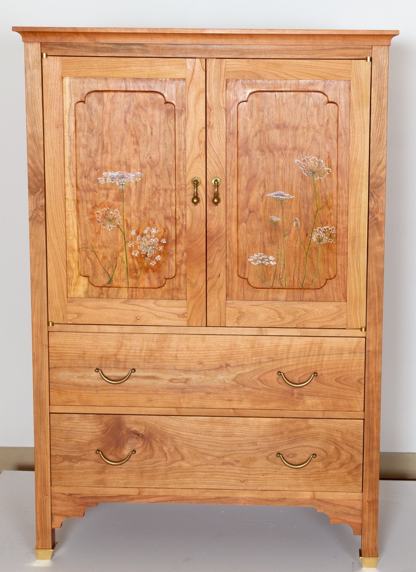 Midwife's Chest of Drawers Front View Doors Closed