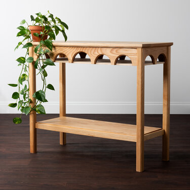 Arched console table