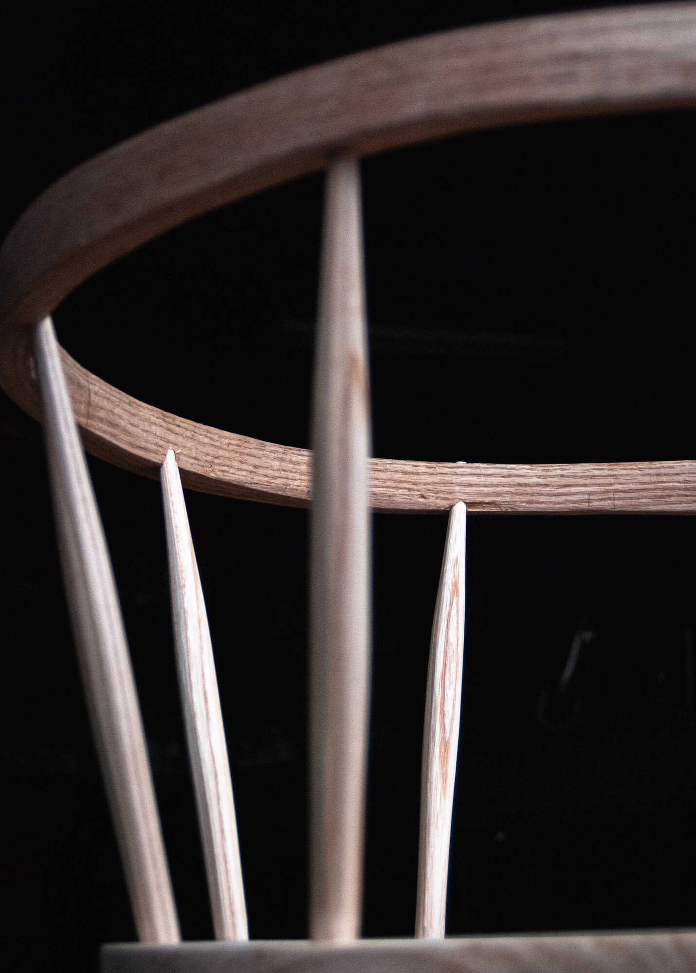 Hand-Tooled Windsor Chair (Unfinished Work)