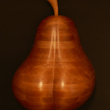 Pear with Cheek Wall Sculpture