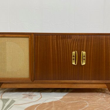 Mid-Century Modern Inspired Entertainment Console