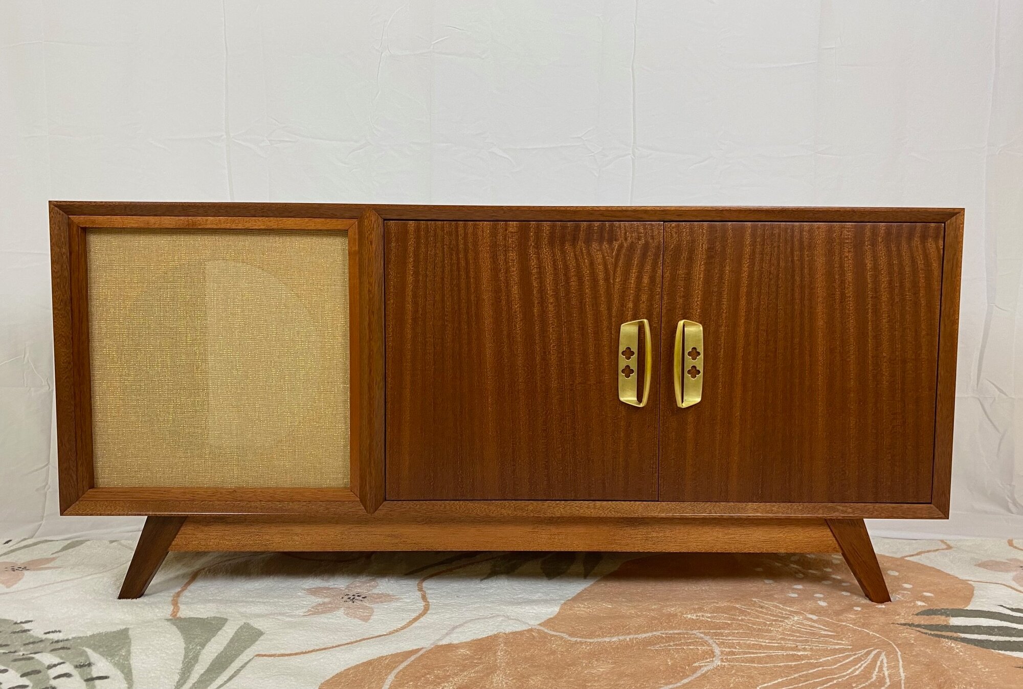 Mid-Century Modern Inspired Entertainment Console